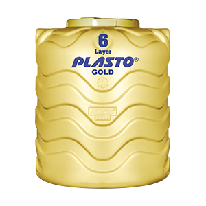PLASTO GOLD 6 LAYER VERTICAL BLOW MOULDED TANK