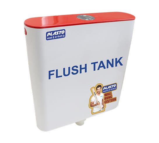 wall hung cistern dual flush