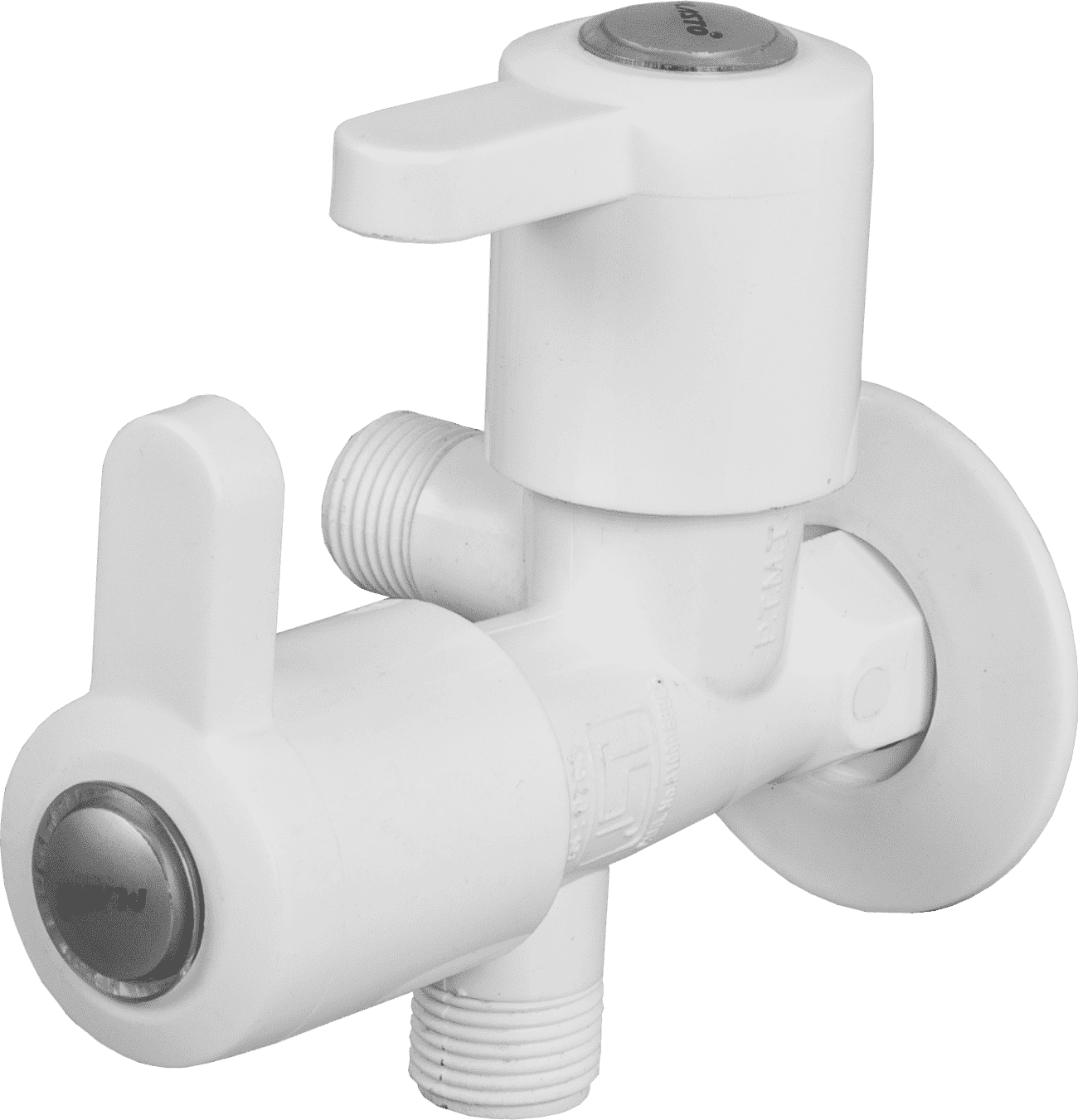 2-way-angle-cock with flange