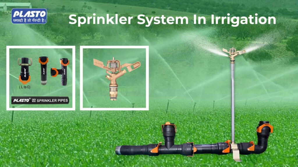 What is the Sprinkler Irrigation System? A sprinkler irrigation system uses a pump to apply water under high pressure. It disperses water through small diameters in the pipes in a manner similar to rainfall. Water is typically distributed via a network of pipes via a pumping mechanism. It is used in gardens, landscaping and effective to cover areas that are far to reach.