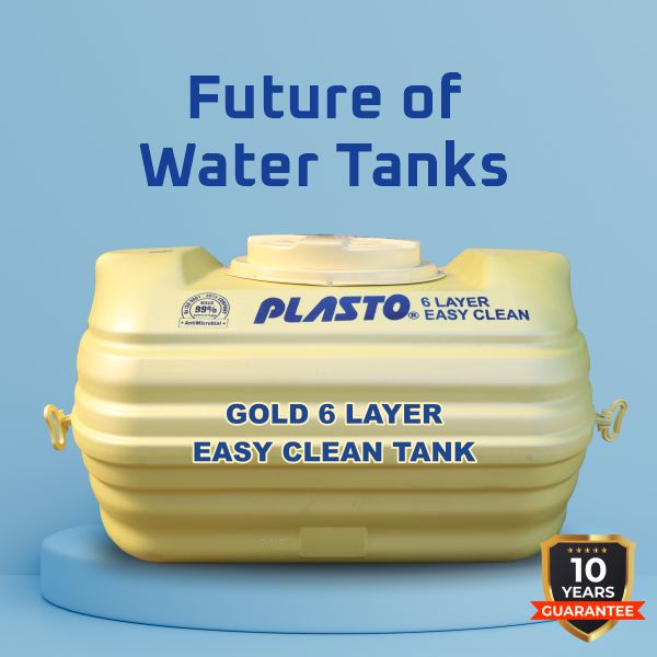Plasto Gold Easy Clean 6 Layer Water Storage Tanks!​