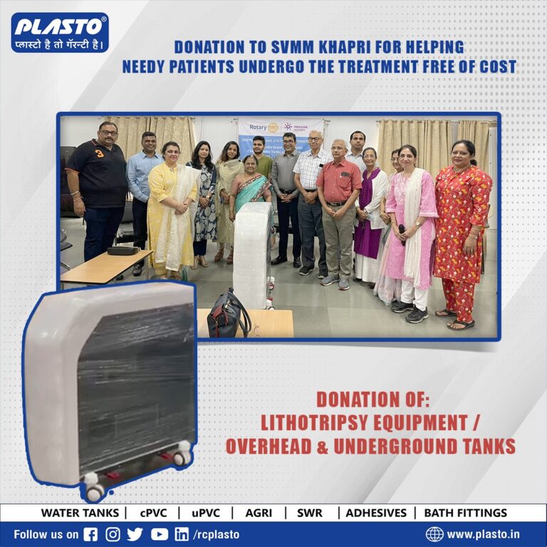 Donated Lithotripsy Equipment, Overhead & Underground Tank