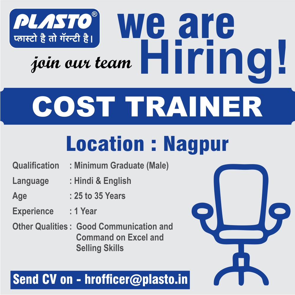 Job Opening- Cost Trainer - Nagpur