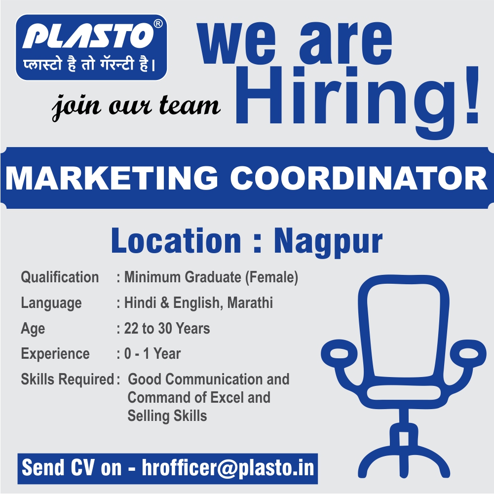 Job Opening- Marketing Coordinator - Nagpur